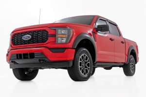 Ford F-150 Fender Flares - Rough Country - Sport - E9 Argon Blue - '21-'26